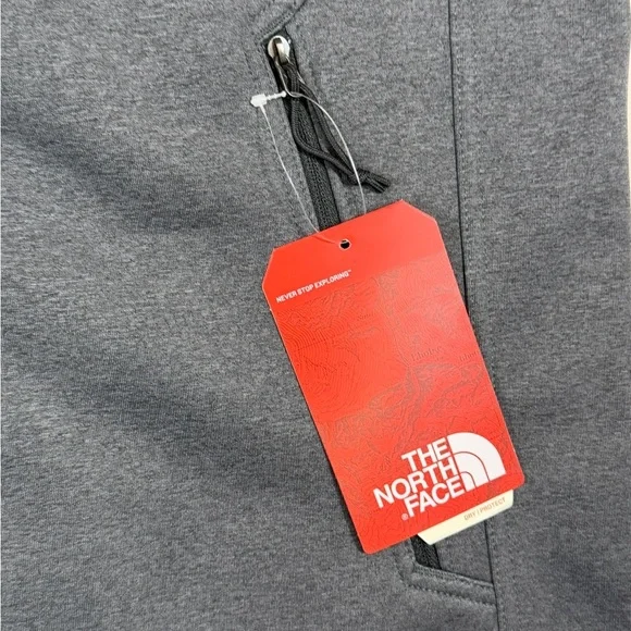 NWT The North Face Medium Men's Dark Gray Nylon Vest With Amazon Embroidery - Picture 2 of 7